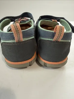 Keen Women’s Closed-Toe Sandals in Green, Coral and Gray thumbnail 5