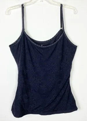 I am Yummie By Heather Thompson Black Lace Shapewear Tank Top Camisole Size XL thumbnail 1
