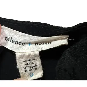 Silence‎ + Noise black deep v notch romper sz 0 thumbnail 5