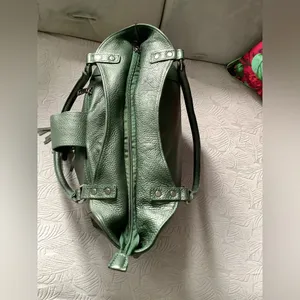 Genuine leather bag- beautiful modern color! 💚💚💚 thumbnail 8