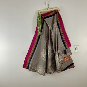 Reversible Maxi Wrap Skirt BINW310 Multiple thumbnail 2