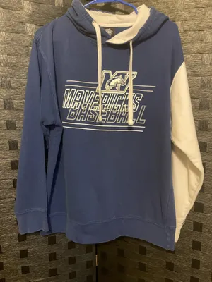 Manchester Valley Mavericks Baseball Hoodie Size Lg unisex blue/white thumbnail 2