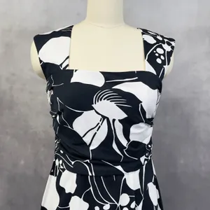 Donna‎ Ricco Floral Sheath Dress Women 6 Stretch Mod Garden Party Preppy City thumbnail 3