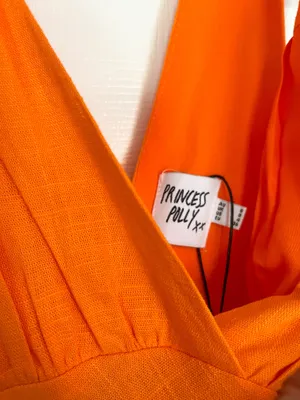 Princess Polly Orange Dress Mini thumbnail 2
