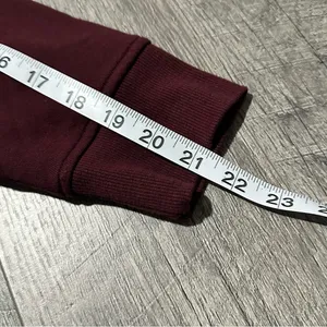 Maroon Burgundy Red Hoodie Pockets Women’s Pull Over drawstring basic amazon XL thumbnail 8