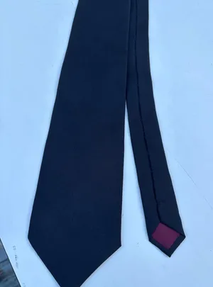 White line neck tie Blue thumbnail 1