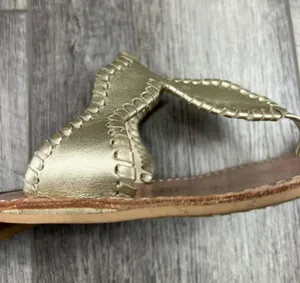 Jack Rogers Gold Sandals thumbnail 3