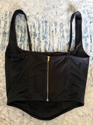 Black Corset Windsor Top thumbnail 2