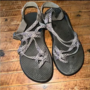 Chacos gray double strap orthotic arch support gorpcore 8 sandals thumbnail 5