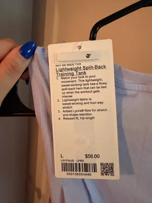 Purple Lululemon Tank Top thumbnail 4