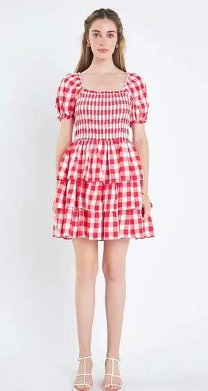 English Factory Gingham Dress thumbnail 1