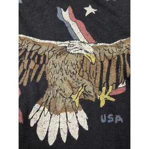 Chaser Vintage Eagle USA Patriot Short Sleeve Black Tee L125701 Size Small thumbnail 2