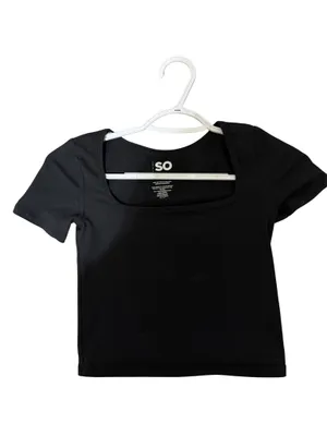 Black baby tee thumbnail 1