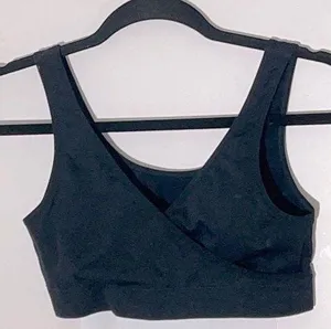 Auden Black Crossover Nursing Bra Medium Size undefined thumbnail 1