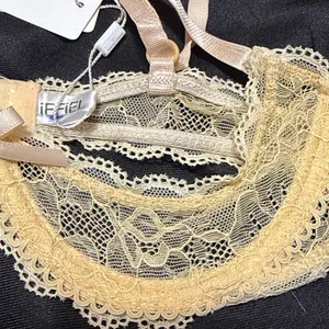 IEFIEL Women Sheer Lace Bra 1/4 Cups Push Up Underwired Bra. Size S thumbnail 3