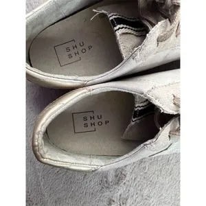 Shu Shop Women's Gray Suede Sneakers Size 7.5 Casual Lace Up thumbnail 8