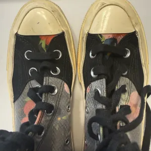 Converse Womens Chuck Taylor All-Star Sz 7.5 Floral Black Sneakers Shoes Casual thumbnail 9