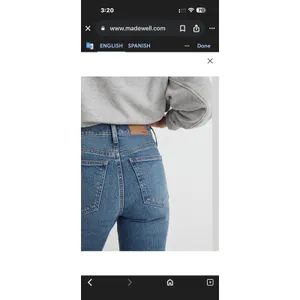 Madewell‎ The Perfect Vintage Jean 26 High Rise Slim Straight Stretch Denim thumbnail 4