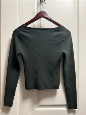 Aritzia Wilfred Tuscany Sweater Green M thumbnail 6