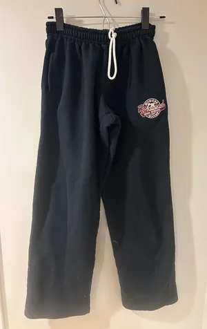 Gildan  Black  Joggers with White Drawstring thumbnail 1