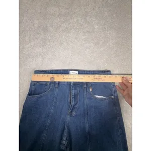 the drop frida jeans medium indigio‎ extra wide leg jeans size 29 thumbnail 6