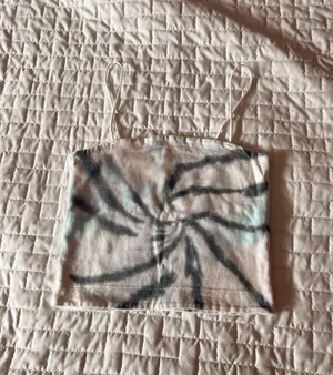 American Eagle Multi-Colored Tie Dye Bungee Strap Cropped Cami Size XS thumbnail 1