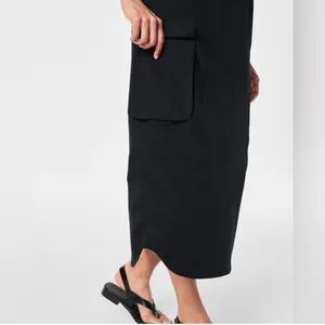 NWT Spanx Casual Fridays Cargo Maxi Dress in Black Sz XS‎ $168 thumbnail 3