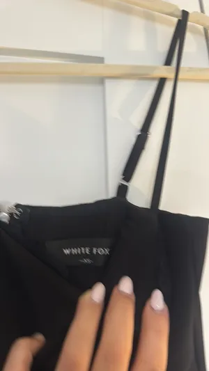 White Fox Corset Top Boutique Black thumbnail 2