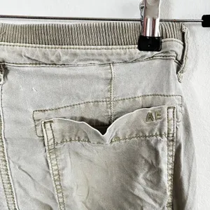 American Eagle Women's Green Cargo Pants Sz 00‎ Utility Streetwear Y2K thumbnail 3