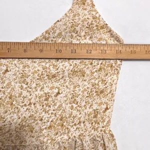 Camellia Ditsy Floral Maxi Dress Womens S Beige Sundress Smocked Cottage Summer‎ thumbnail 6