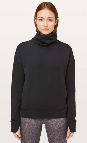 Lululemon Go‎ Forward Pullover in Black size 4 thumbnail 1