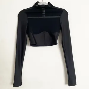 Alo Yoga Airlift Winter Warm Mesh Ski Time Long Sleeve Black XS thumbnail 2