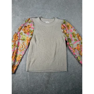 fate daisy flower puff sleeve sweater small‎ thumbnail 2