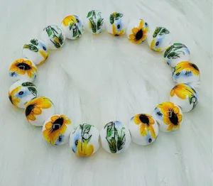 The Sunflower Bracelet & Earring Duo Bundle White thumbnail 3