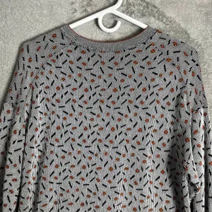 MM Lafleur The Tyler Pullover Sprinkle Knit Crew Neck‎ Sweater Size Medium thumbnail 2
