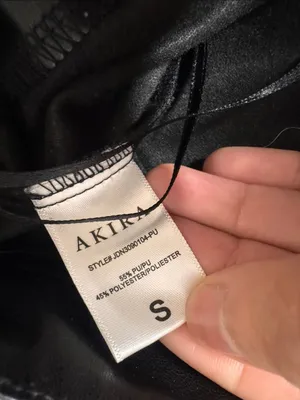 Akira Faux Leather Pleated Mini Skirt Womens S Black High Waist Clubwear thumbnail 8