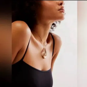 Free People Gold Lala Necklace NWT thumbnail 3