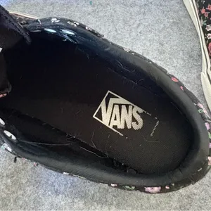 Vans Ward lo sneaker black floral print size 7 women thumbnail 8
