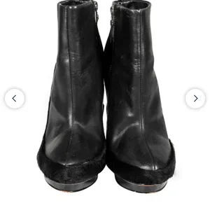 Badgley Mischka Leather and Ponyhair boots thumbnail 5