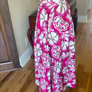 Meet Me in Santorini Magenta Pink Floral Maxi Dress New thumbnail 5