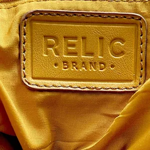 Relic Brand Mustard Yellow Quilted Tote Bag‎ with Lock Detail thumbnail 7