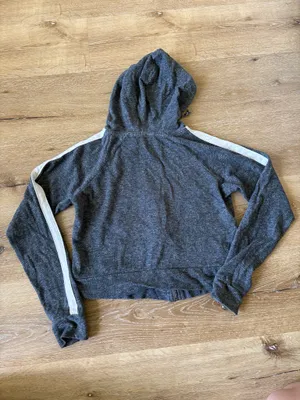 Rue 21 Dark Grey Full Zip Hoodie Jacket thumbnail 4