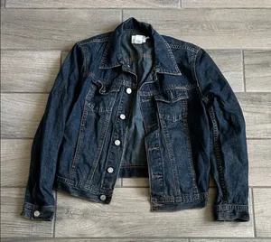 Calvin Klein Jeans Dark Blue Denim Jacket thumbnail 1