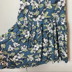 NWT Free People‎ Floral Slip Pleated Mini Dress Size Small thumbnail 4