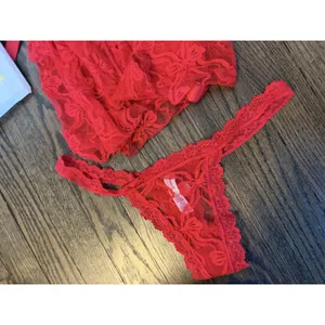 Mapale Bow Lace Babydoll Chemise & Thong Set Sz L/XL NWT thumbnail 12