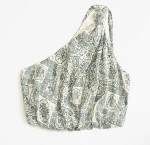Abercrombie & Fitch Crinkle Asymmetrical Set Top thumbnail 1
