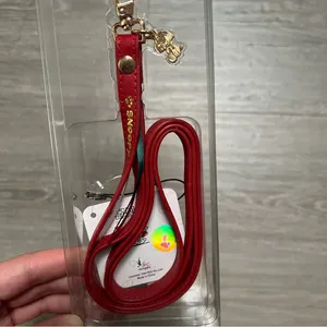 Snoopy and friends burgundy red lanyard chain thumbnail 2