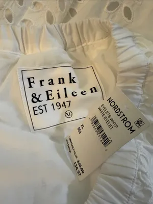 Frank & Eileen Gracie White Eyelet Midi Skirt NWT XL thumbnail 9