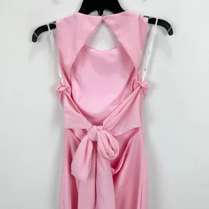 NEW Lulus Confident Cutie Light Pink Tie Back Sleeveless Mini Dress Party Small thumbnail 13