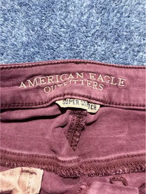 American Eagle Outfitters Super Stretch Purple Denim Shorts thumbnail 2